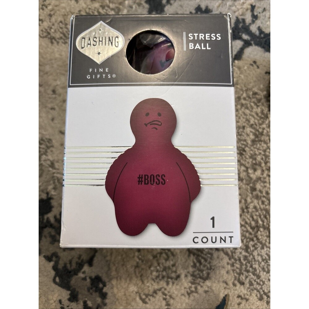 Dashing Stress Ball Red Boss - Reduce Stress, Improve Strength/Mobility of Hand